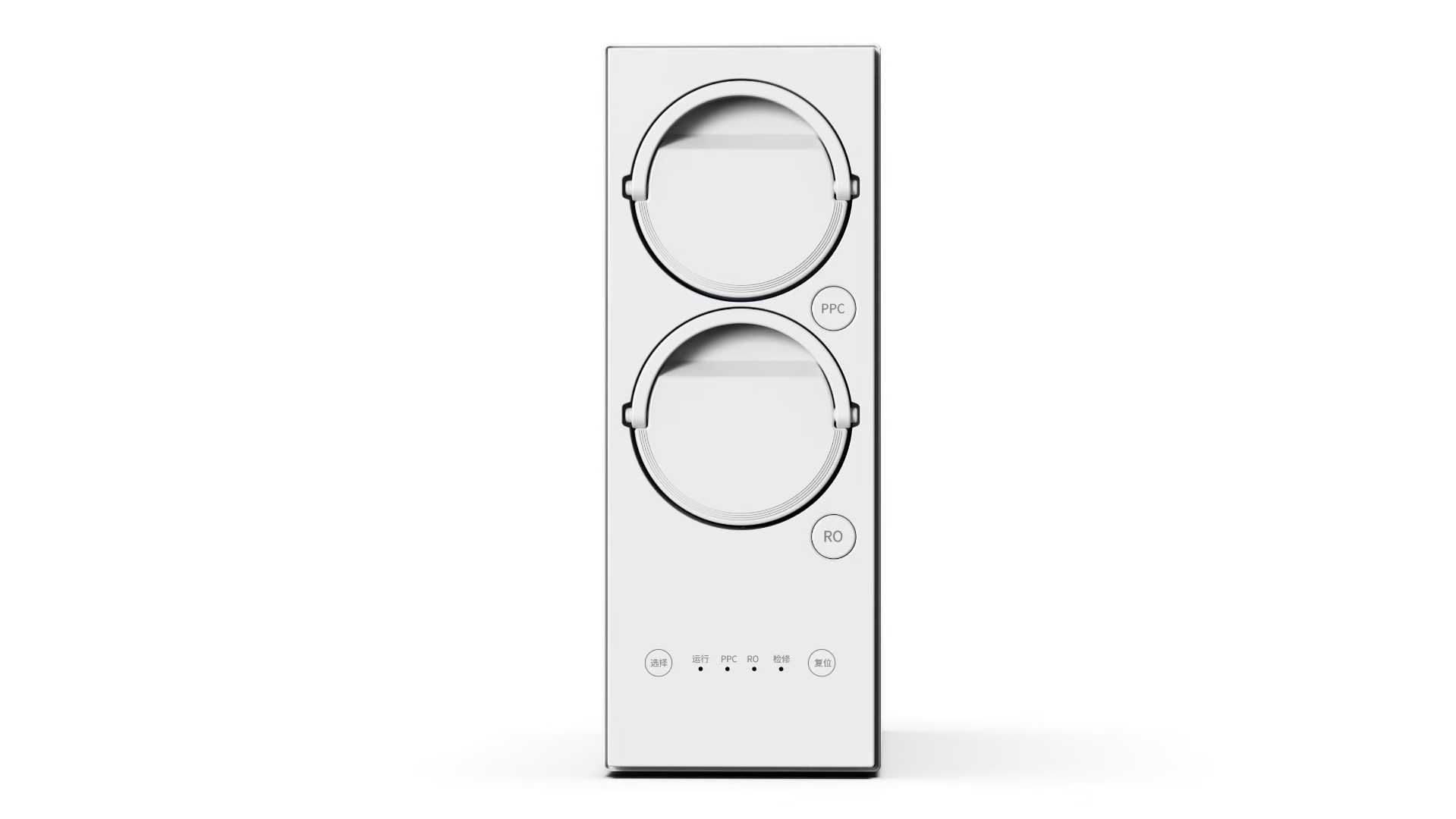 超小体积RO800G纯水净水机，净水+直饮水双水龙头